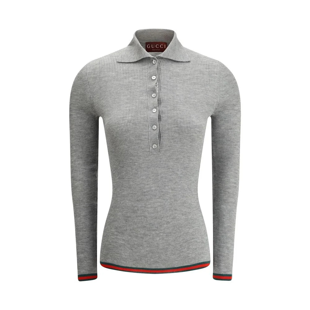 Gucci Cashmere Polo Shirt - S - Polos