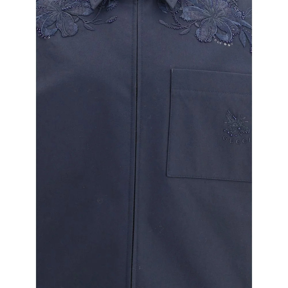 Gucci Cotton Jacket with embroidery - Coats & Jackets