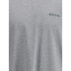 Gucci Cotton T-shirt with embroidered logo - XS