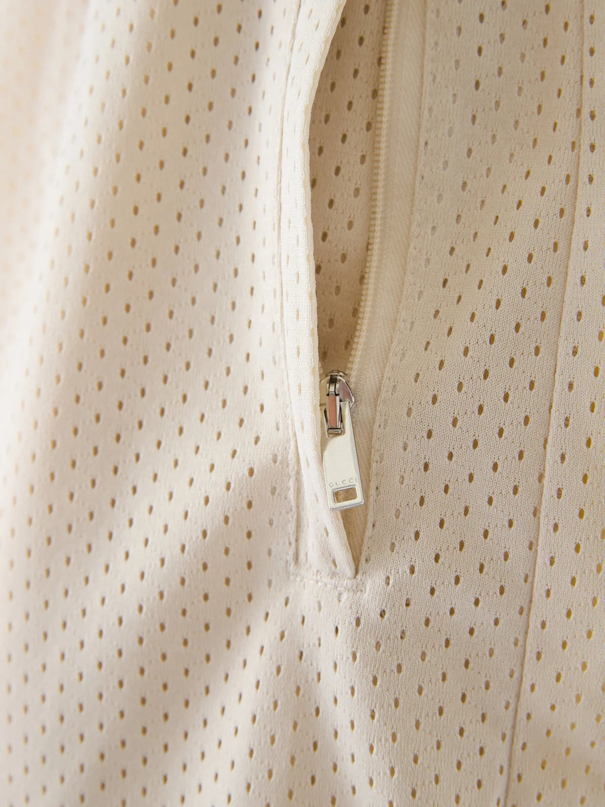 Gucci Cream polyester Logo Shorts
