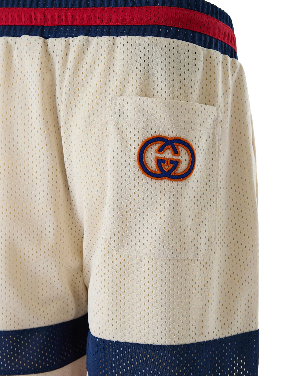 Gucci Cream polyester Logo Shorts - Jogger Shorts