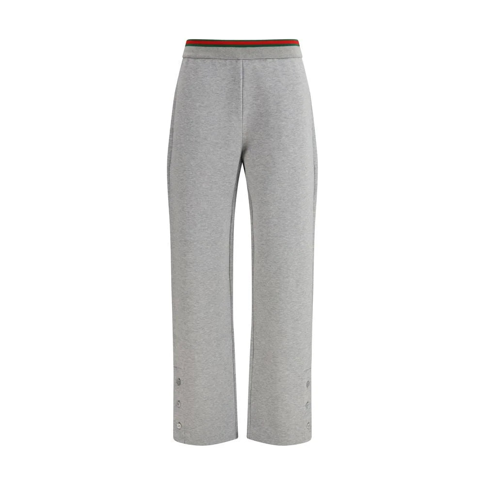 Gucci Gray Cotton Casual Pants - S