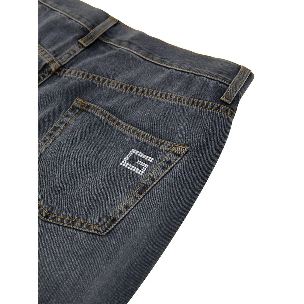 Jean en Denim Coton Gris Gucci - W30
