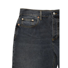 Jean en Denim Coton Gris Gucci - W30