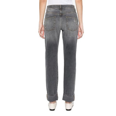 Gucci Gray Cotton Relaxed Fit Jeans - W25 | IT39