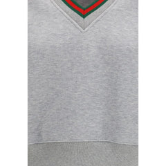 Gucci Gray Cotton Sweatshirt - S