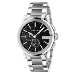 Gucci Gray Stainless Steel Dress Watch