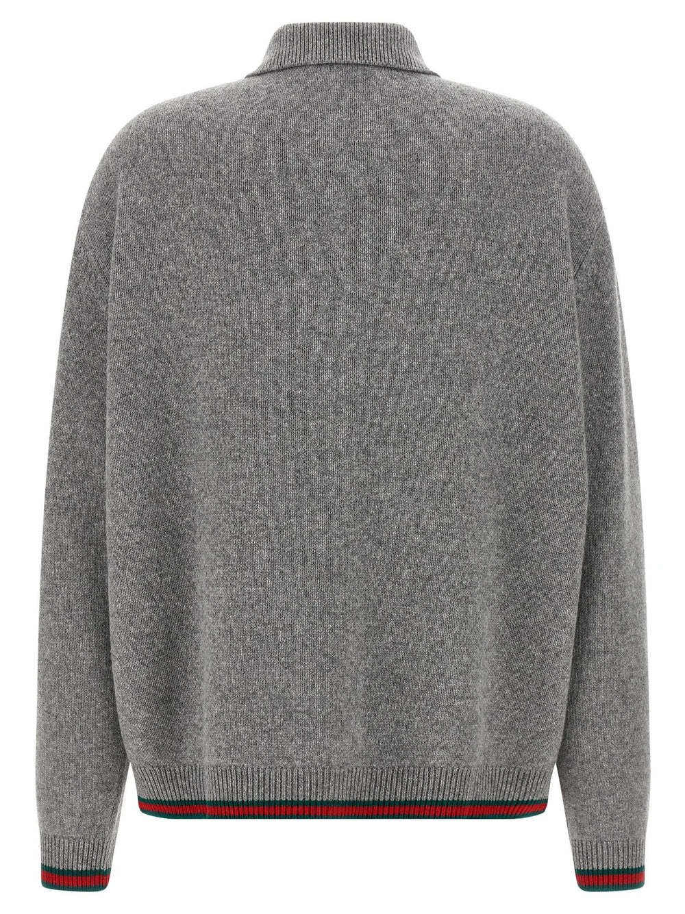 Gucci Gray Wool Cardigan - M