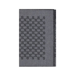 Gucci Gray Wool Oves Aries Scarf