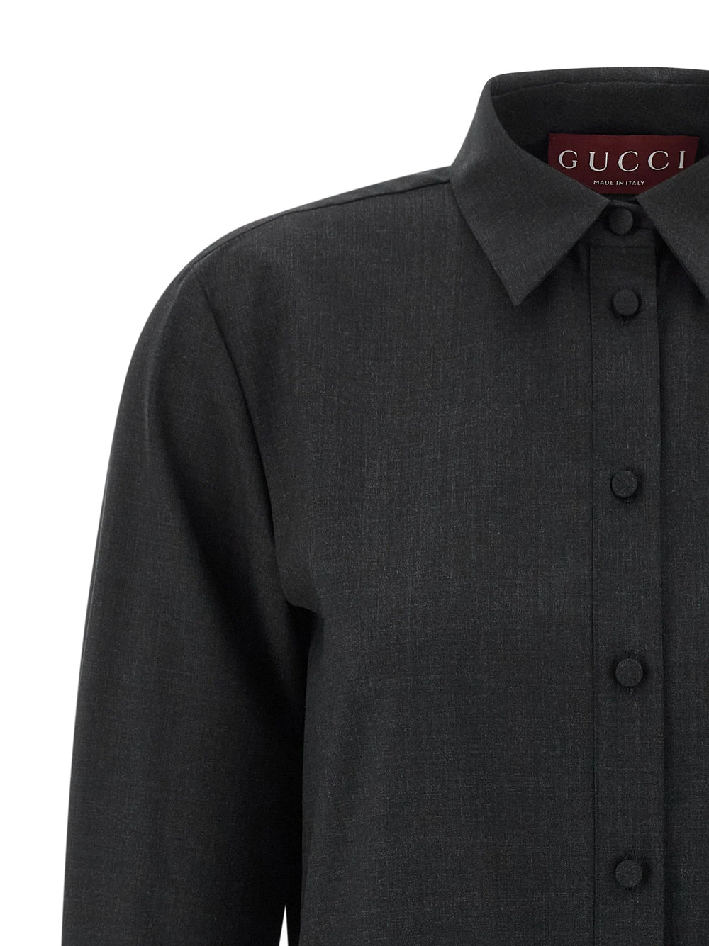 Gucci Gray Wool Short Dress - IT38