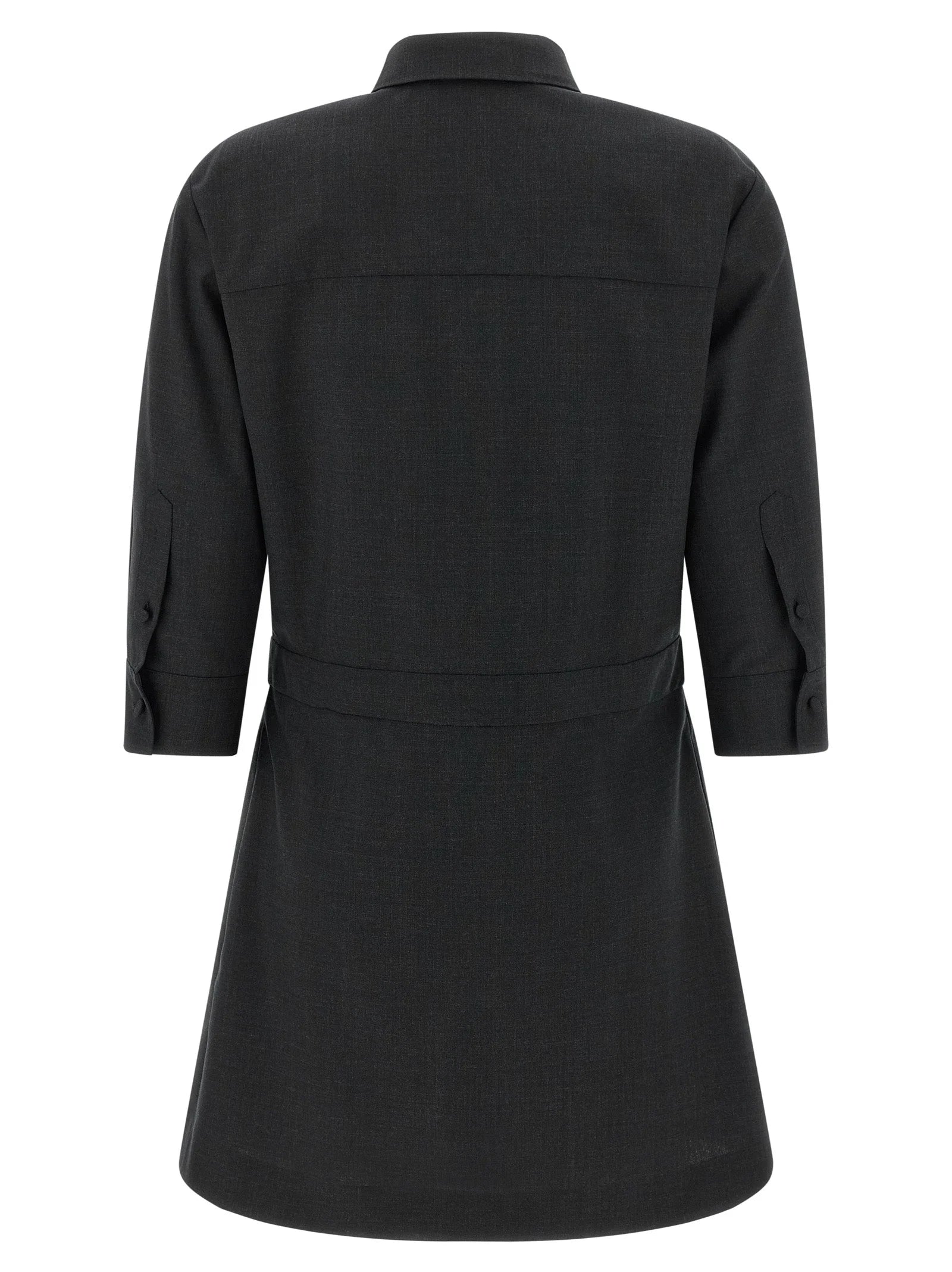 Gucci Gray Wool Short Dress - IT38