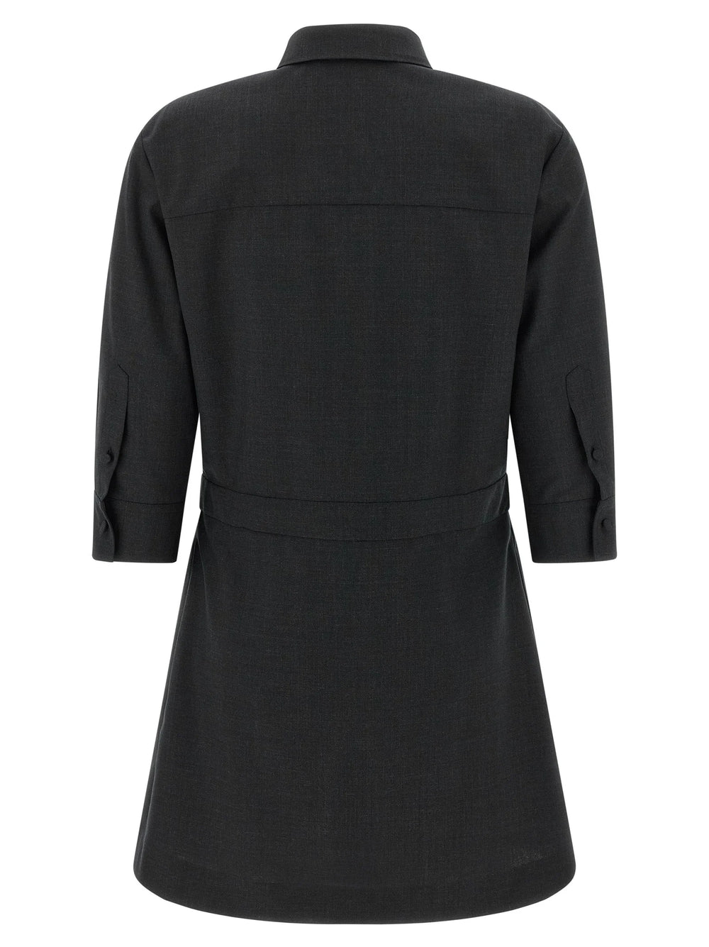 Gucci Gray Wool Short Dress - IT38