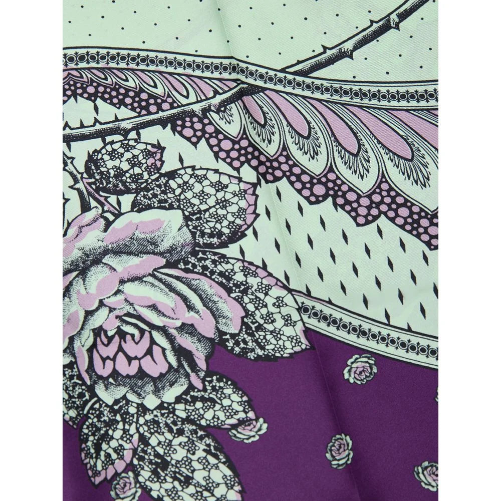 Gucci Green Silk Pant - Trousers