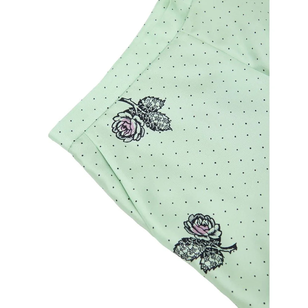 Gucci Green Silk Pant - Trousers