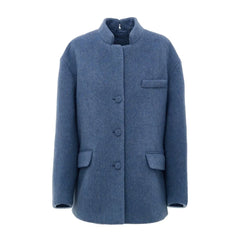 Gucci Light Blue Wool Jackets & Coat - IT44|L - Overcoats
