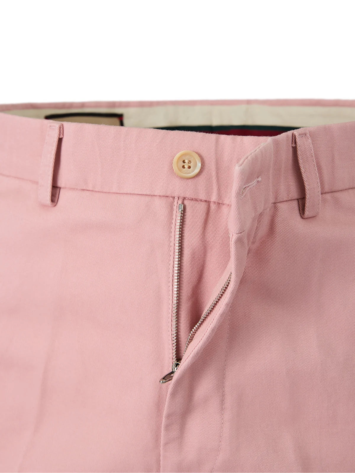 Gucci Light Pink Cotton Pants - Trousers