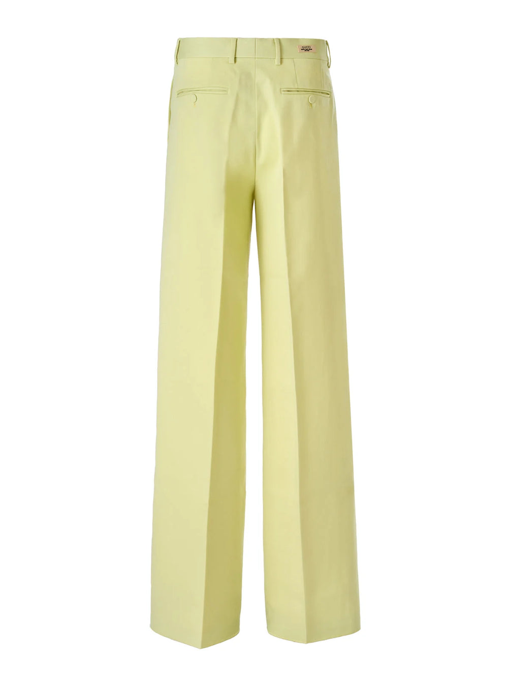 Gucci Lime Yellow Polyester Pants - Trousers