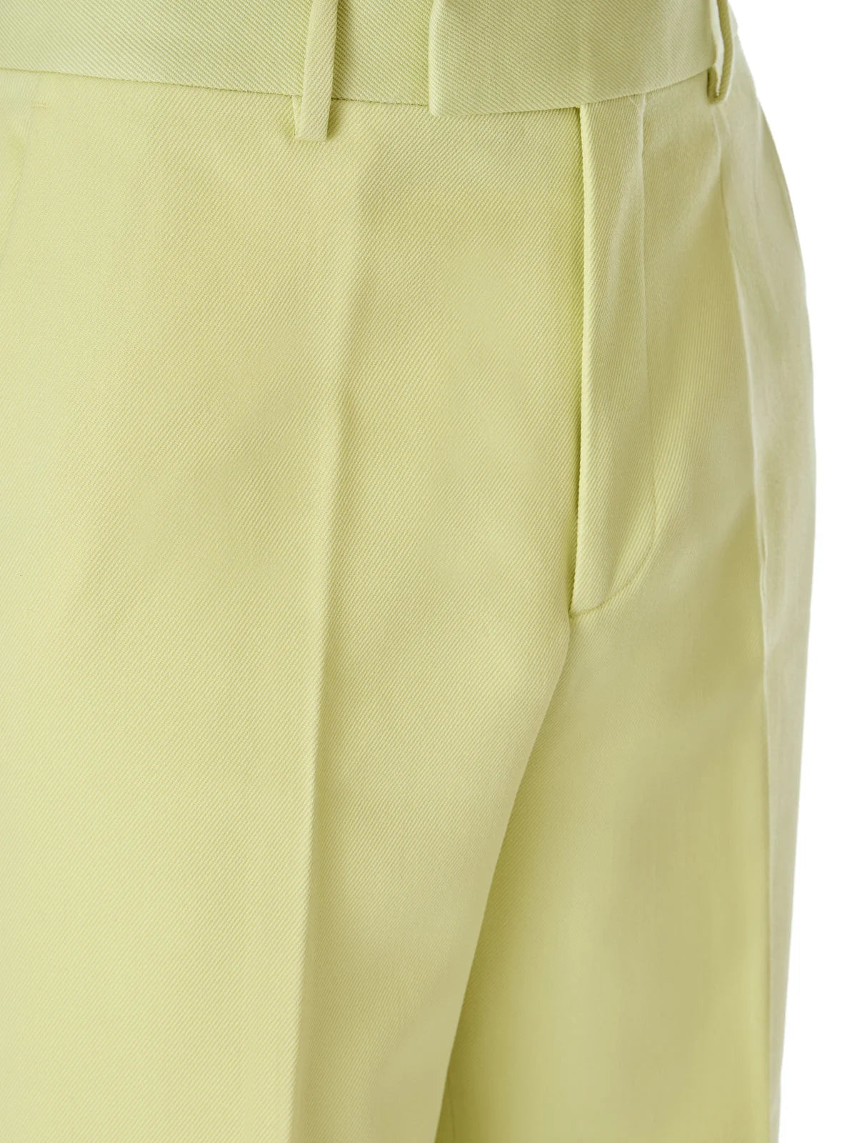 Gucci Lime Yellow Polyester Pants - Trousers