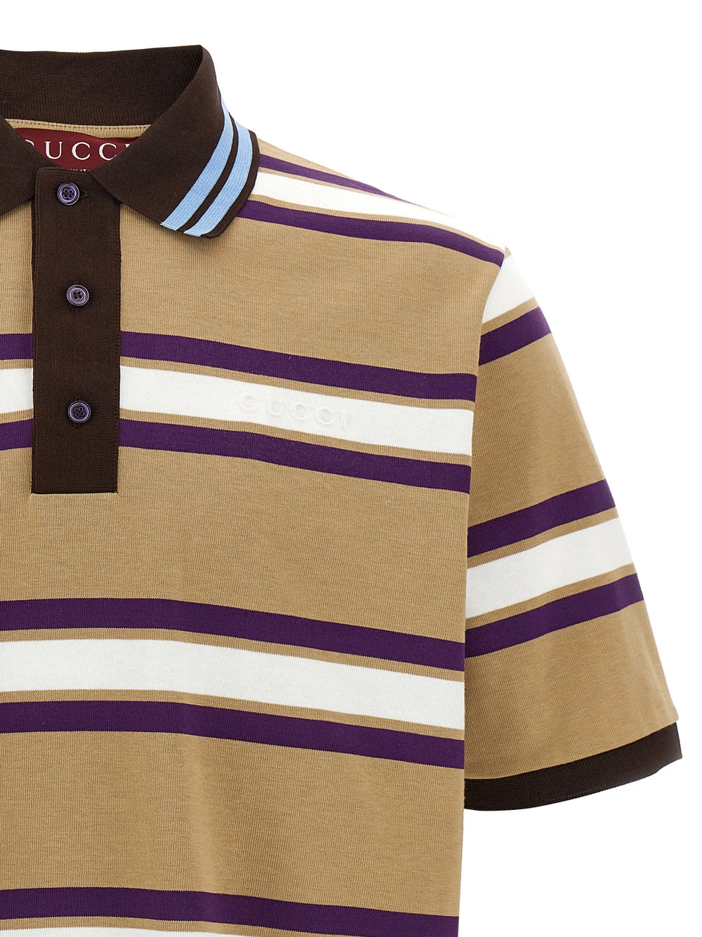 Gucci Multicolor Cotton Polo Shirt - M