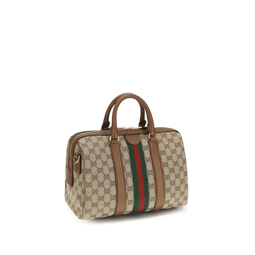 حقيبة يد Gucci متعددة الألوان من القماش