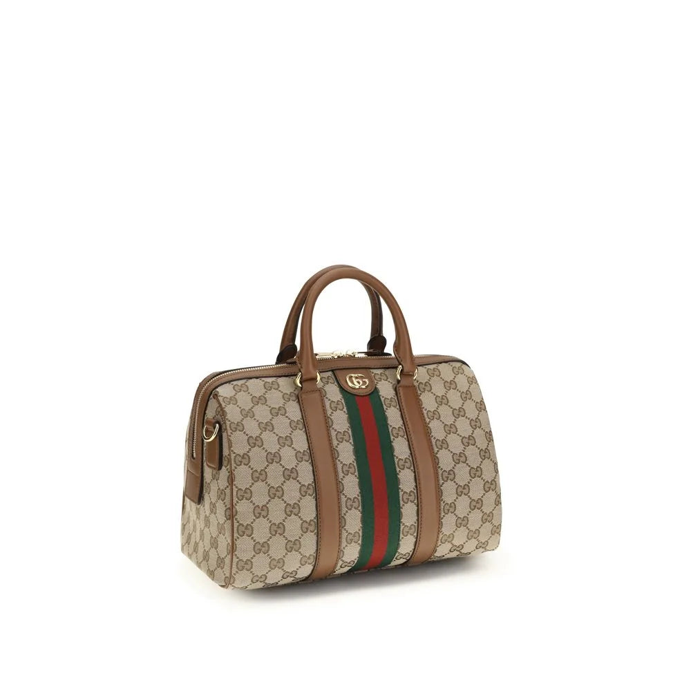 حقيبة يد Gucci متعددة الألوان من القماش