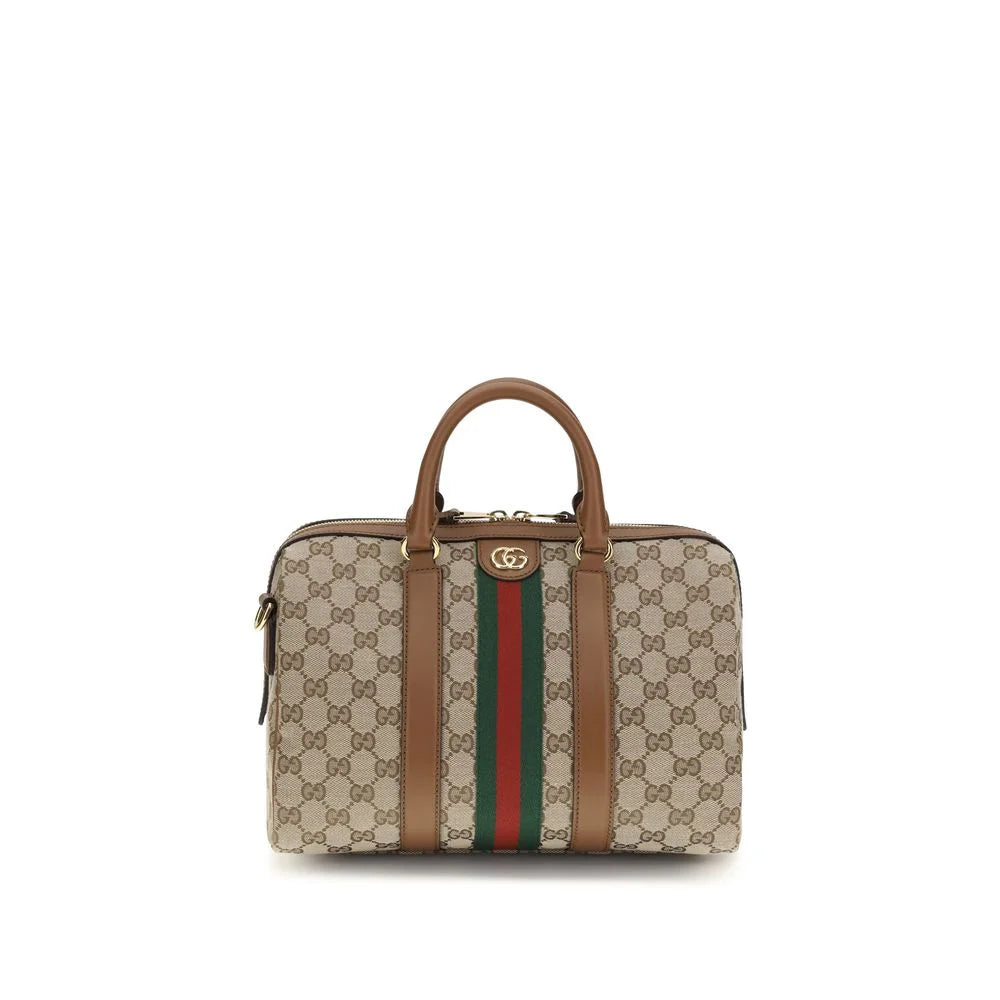 حقيبة يد Gucci متعددة الألوان من القماش