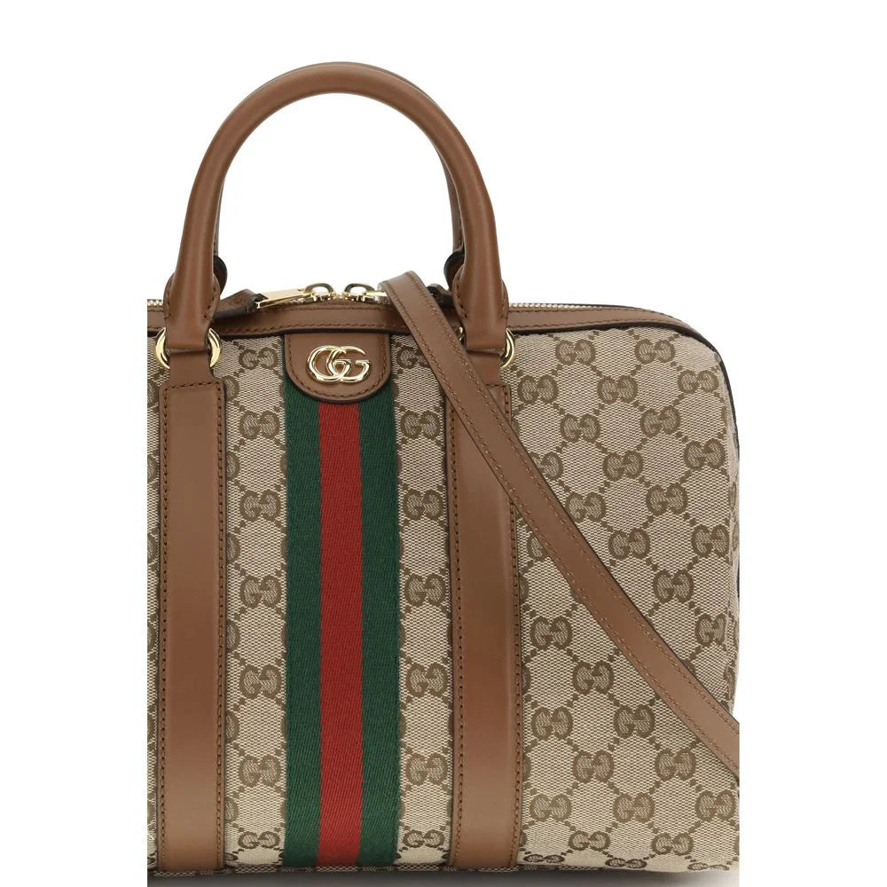 حقيبة يد Gucci متعددة الألوان من القماش