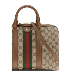 حقيبة يد Gucci متعددة الألوان من القماش