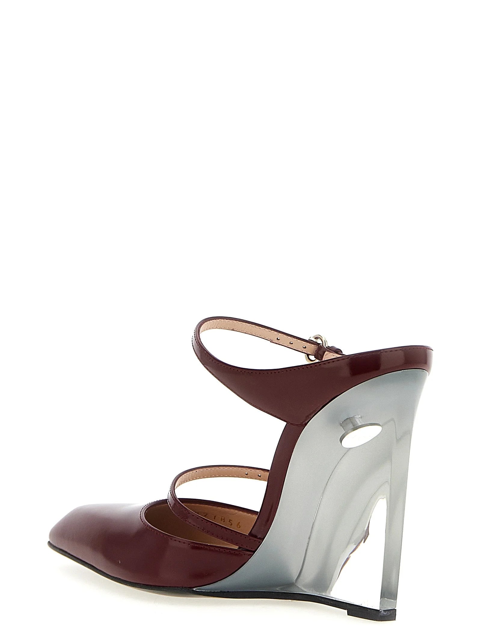 Gucci Multicolor Leather Wedge Sandals - EU37/US7
