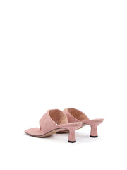 Gucci Mystic Pink Nappa Charlotte Leather Sandals - Sandals