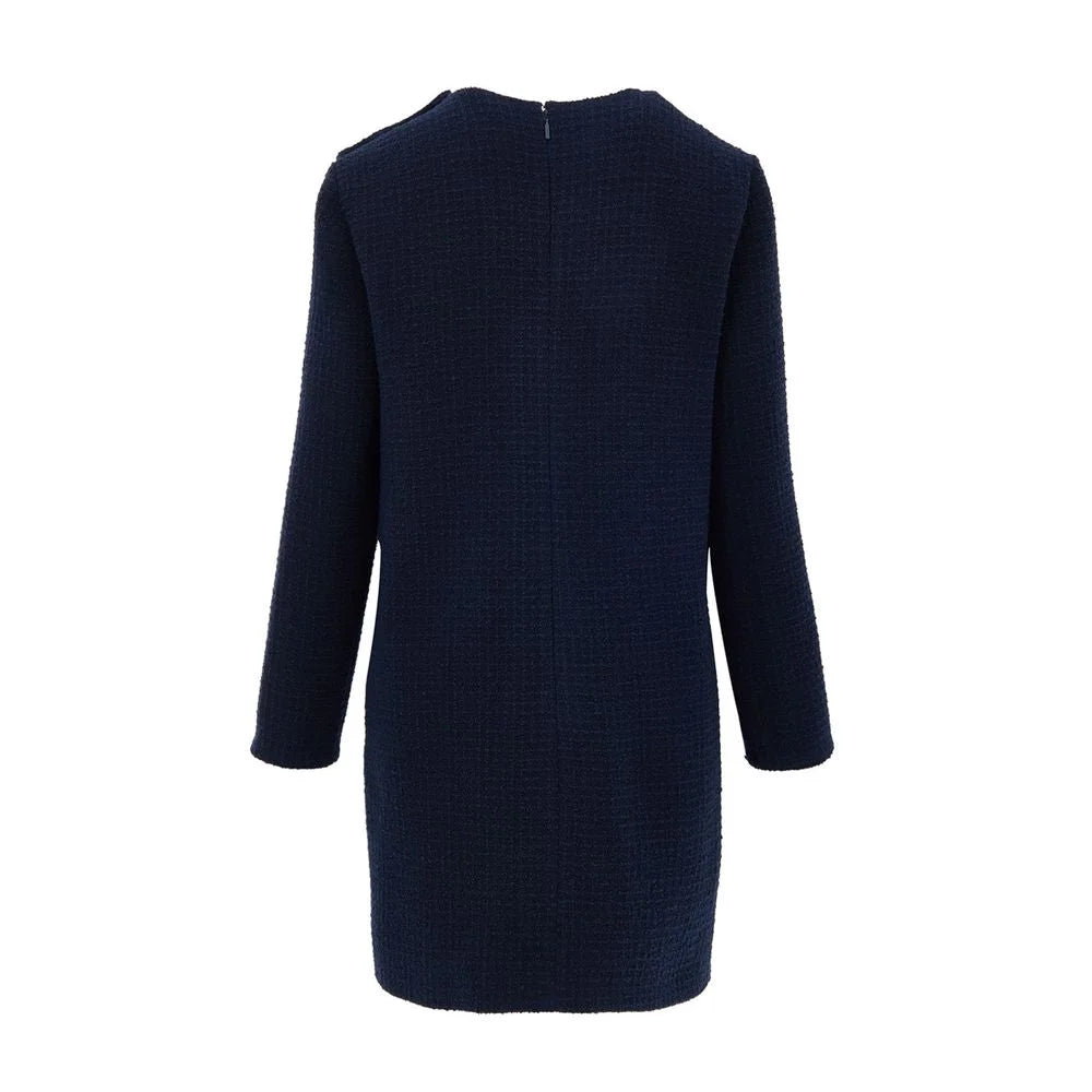 Gucci Navy Blue Wool Short - Dresses