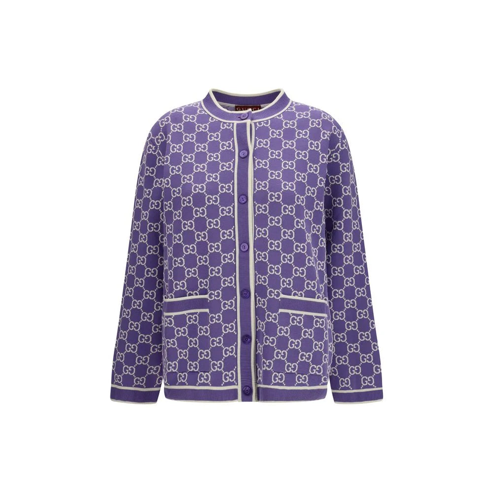 Gucci Fialová Bavlněná Svetřík - S