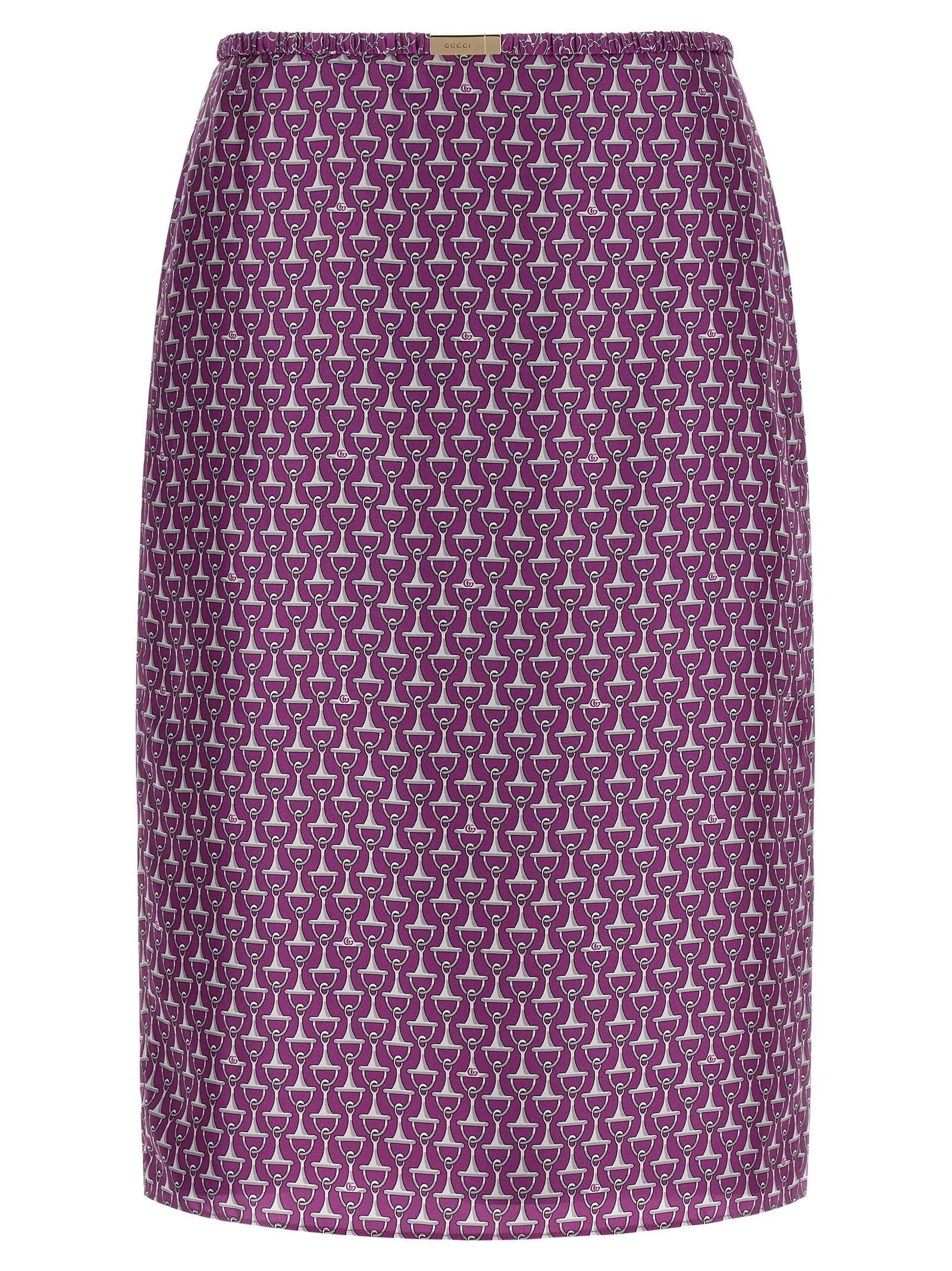 Gucci Purple Silk Midi Skirt - IT40