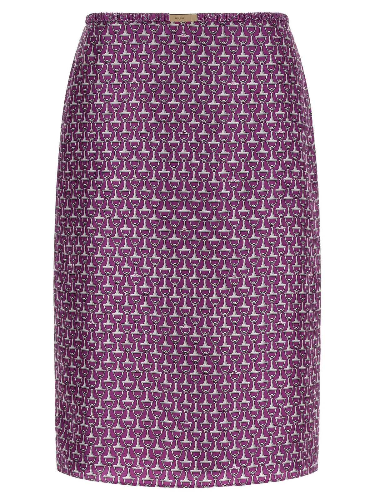 Gucci Purple Silk Midi Skirt - IT40