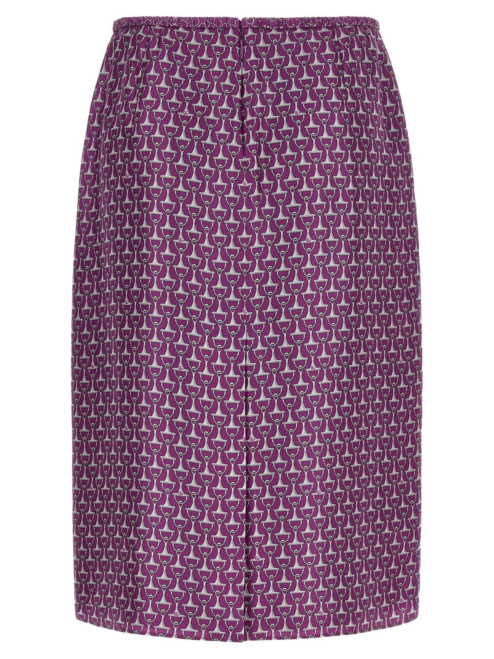 Gucci Purple Silk Midi Skirt - IT40