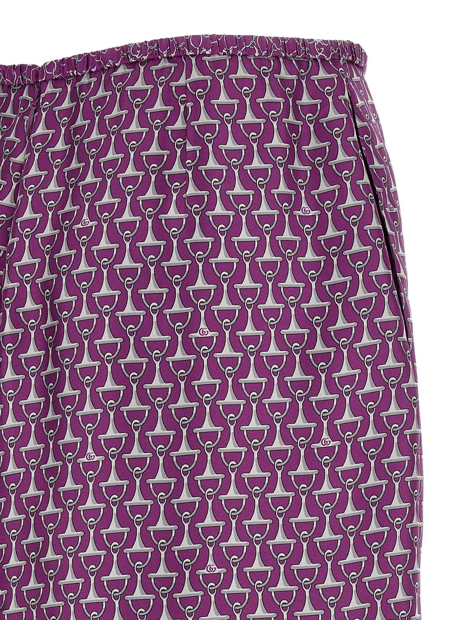 Gucci Purple Silk Midi Skirt - IT40