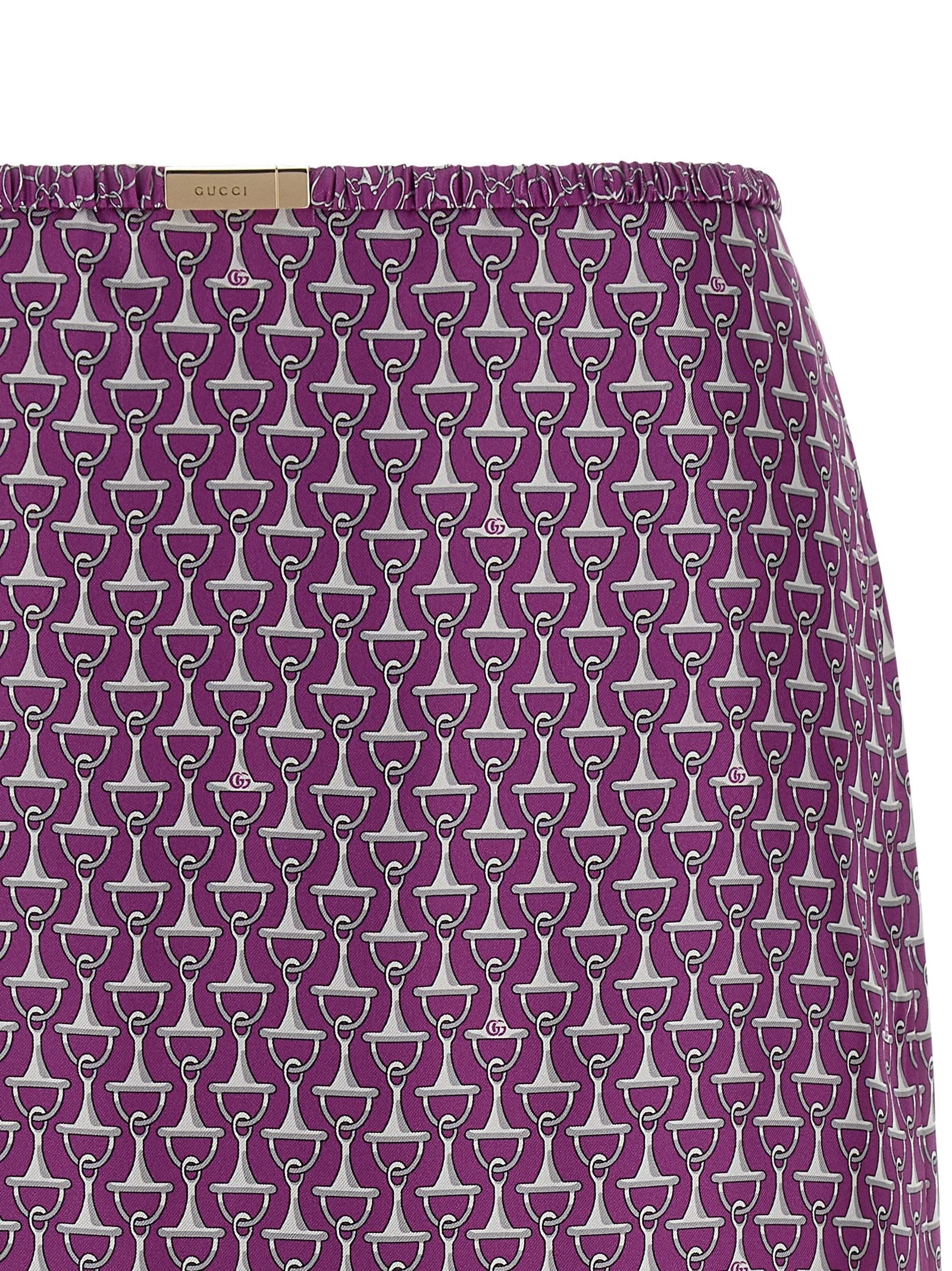 Gucci Purple Silk Midi Skirt - IT40