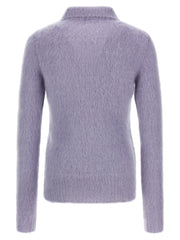 Gucci Purple Wool Cardigan