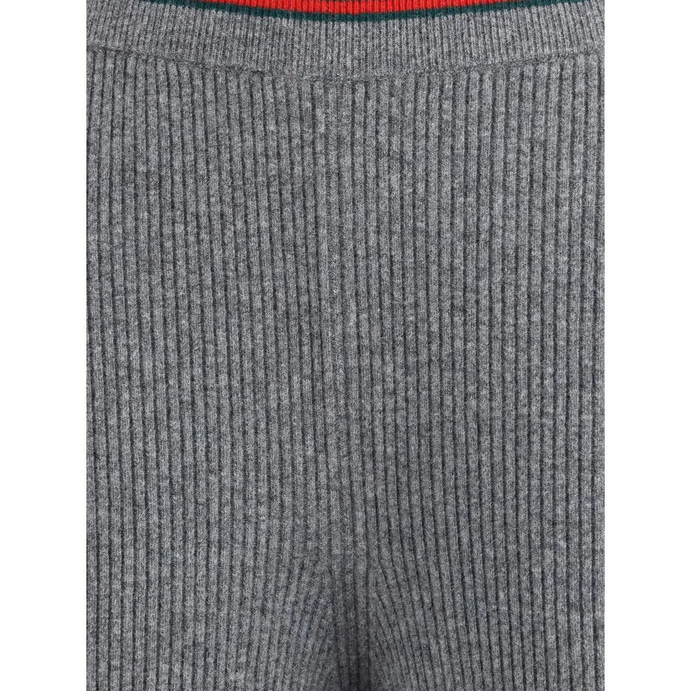Gucci Ribbed Wool Trousers - Trousers