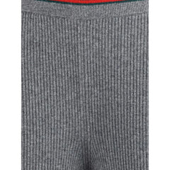 Gucci Ribbed Wool Trousers - Trousers