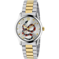 Gucci Silver Stainless Steel Dress Watch