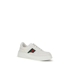 Masywne sneakersy Gucci z cielęcej skóry w kolorze białym