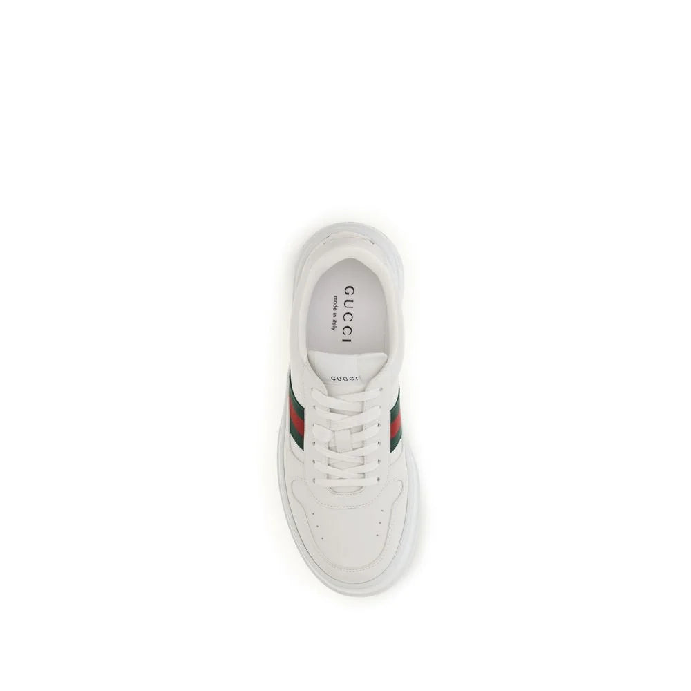 Gucci Białe sneakersy Bos Taurus z cielęcej skóry