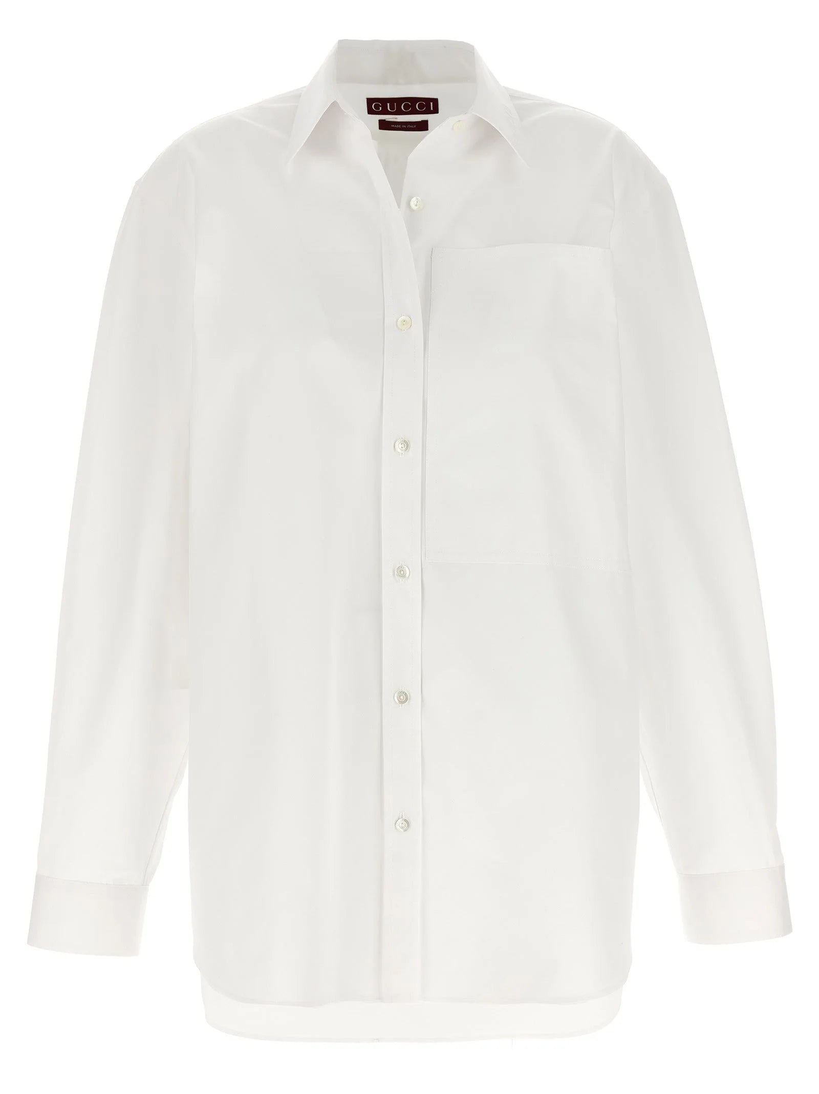 Gucci White Cotton Blouse - IT40