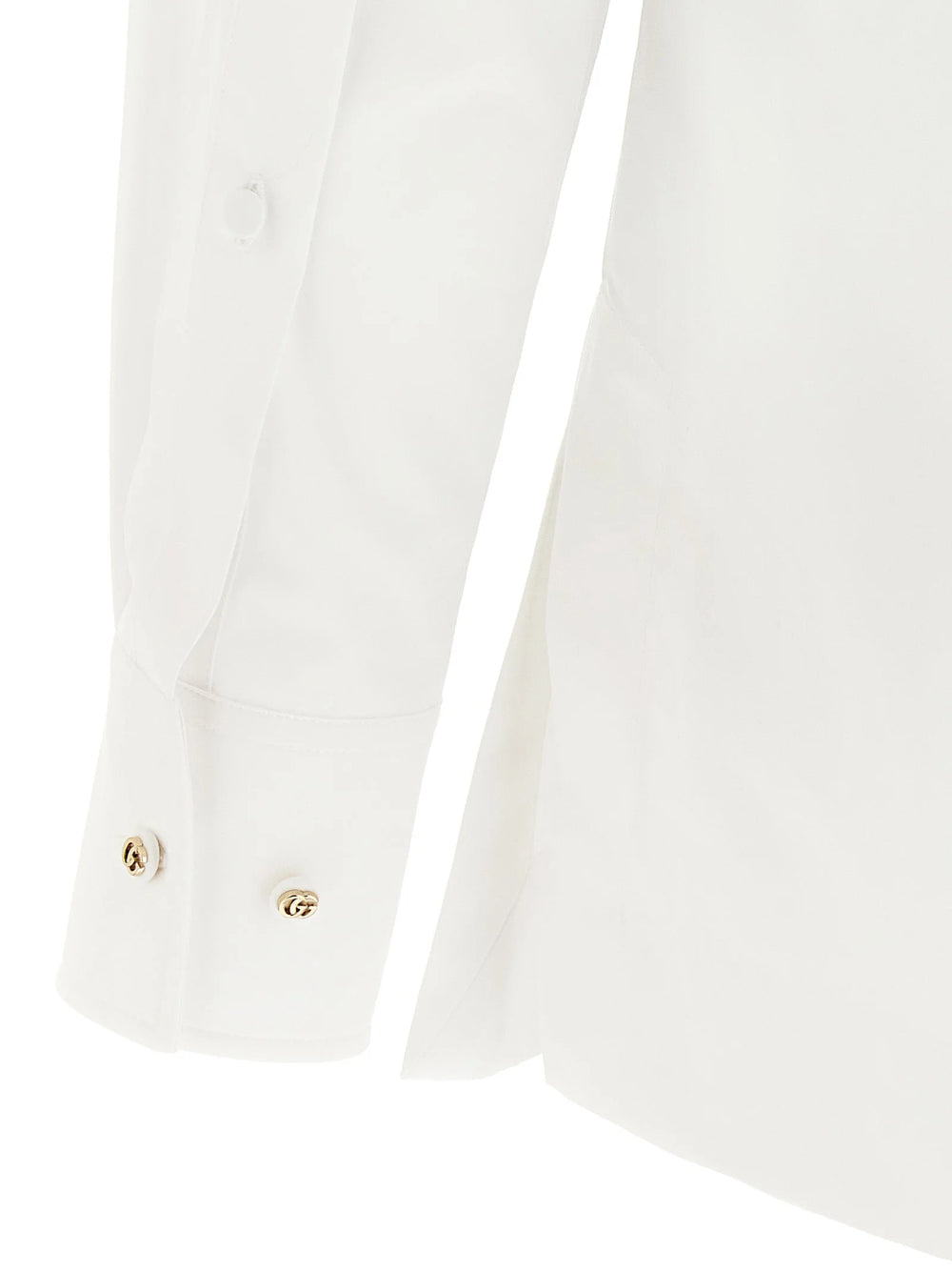 Gucci White Cotton Blouse - IT40