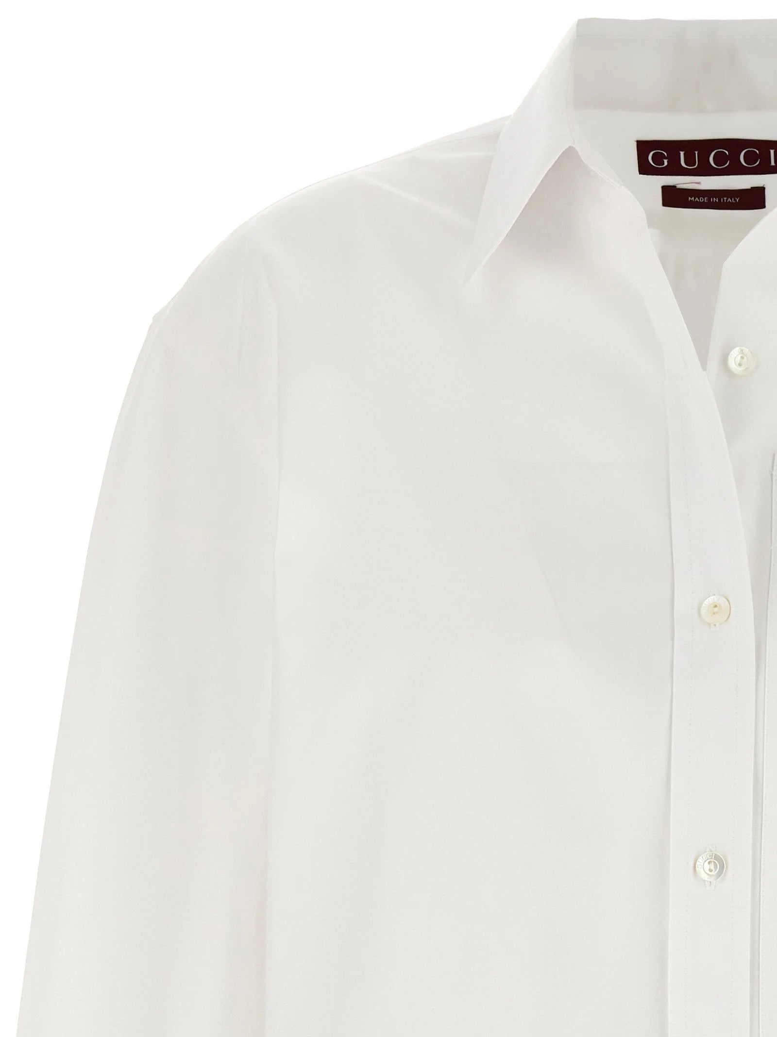 Gucci White Cotton Blouse - IT40