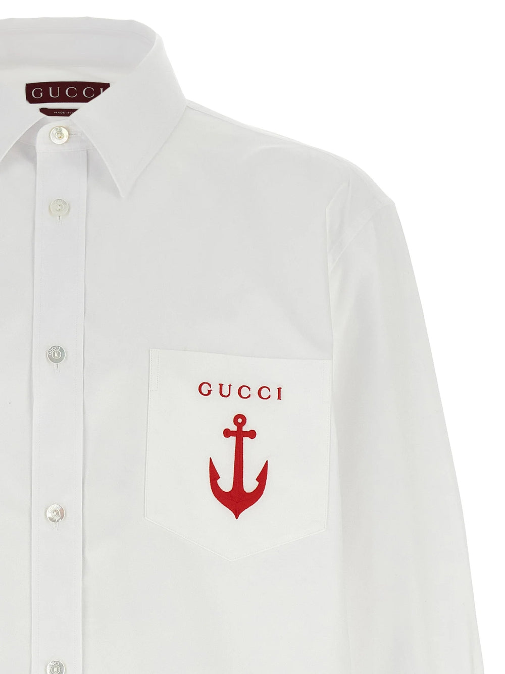 Gucci White Cotton Blouse - IT50 | L