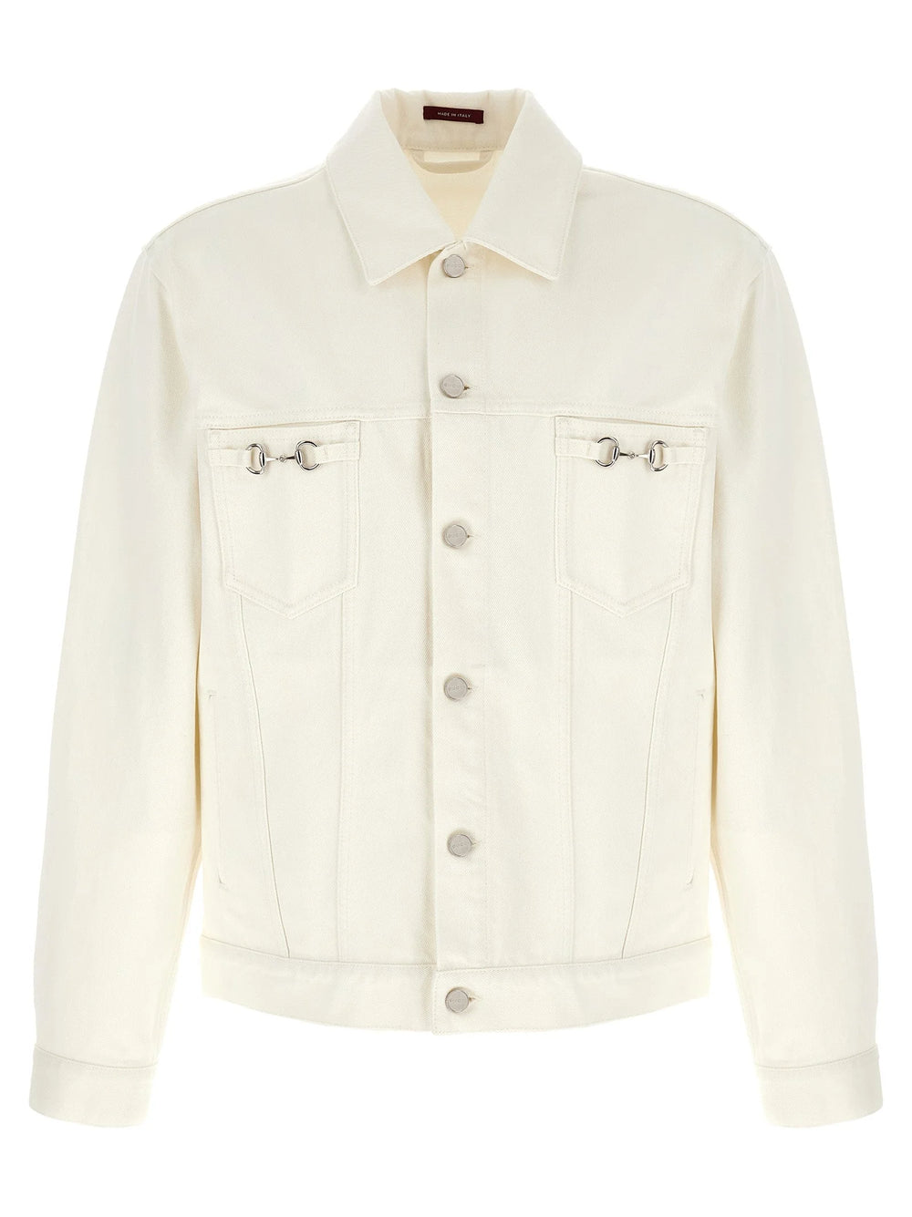 Gucci White Cotton Denim Jacket