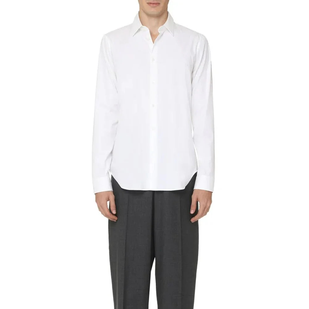 Gucci White Cotton Dress Shirt - 38