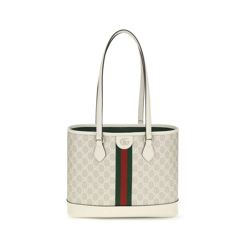 Gucci White Cotton Handbag